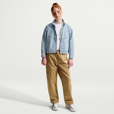 Ντένιμ τζάκετ Nike Sportswear Collection Windrunner για μεγάλα παιδιά