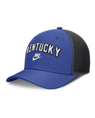 Мужские  Kentucky Legacy Arch Rise Nike Dri-FIT College Trucker Adjustable Hat