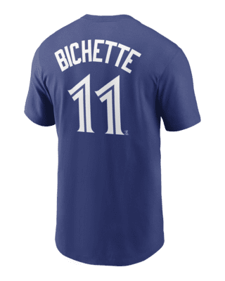 Bo Bichette Toronto Blue Jays Blue Player T-Shirt by Nike