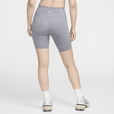 Shorts de ciclismo con bolsillos de tiro alto de 20 cm para mujer Nike One