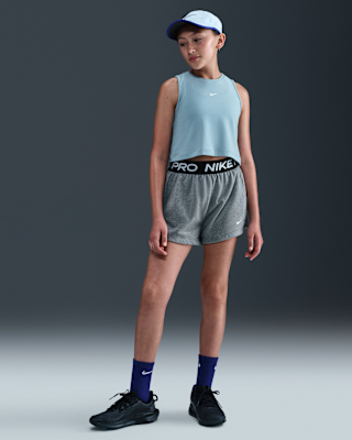 Детские шорты Nike Pro Fleece Big Kids' (Girls') Dri-FIT Shorts