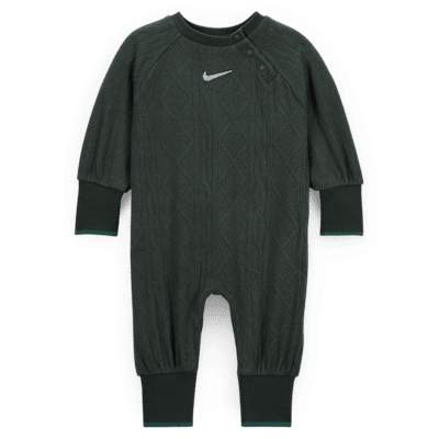 Nike ReadySet Baby (0-9M) Cable Knit Coverall