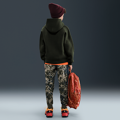 Sudadera con gorro sin cierre oversized para niño talla grande Nike Sportswear Tech Fleece