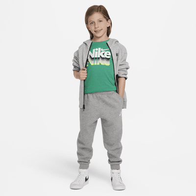 Playera estampada para niño talla pequeña Nike Retro Fader