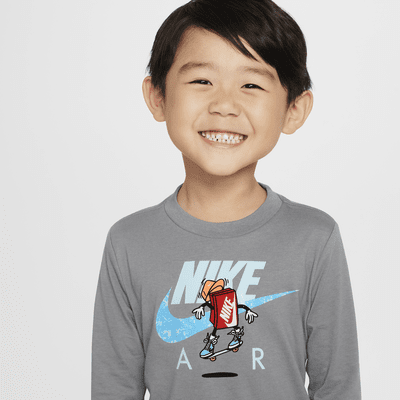 Playera de corte cuadrado infantil Air Nike