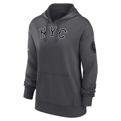Женское худи New York Mets Authentic Collection City Connect Practice