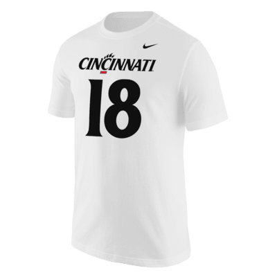 Playera universitaria Nike para hombre Cincinnati Travis Kelce Cincinnati