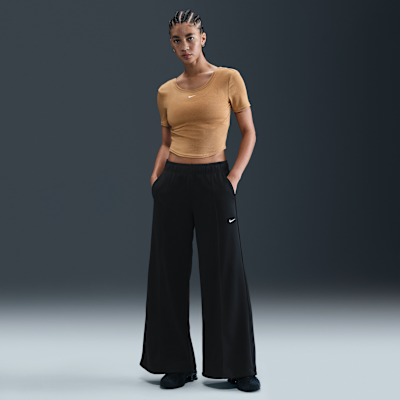 Nike Sportswear Women's Mid-Rise Wide-Leg Track Pants