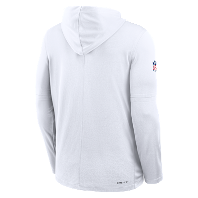 Kansas City Chiefs Pure Fury Sideline Men's Nike Dri-FIT NFL Long-Sleeve Hooded Top