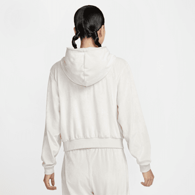 Nike Sportswear Chill Knit Women's Loose Velour Full-Zip Hoodie