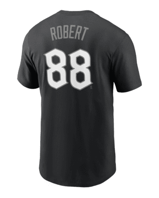 Men's Chicago White Sox Luis Robert Nike Black City Connect