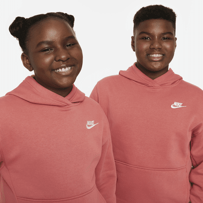 Nike Sportswear Club Fleece Big Kids' Pullover Hoodie (Extended Size)