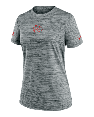Женская футболка Kansas City Chiefs Sideline Team Issue Velocity Nike Dri-FIT NFL