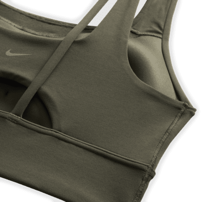 Bra Longline con imbottitura e sostegno medio Nike Zenvy – Donna