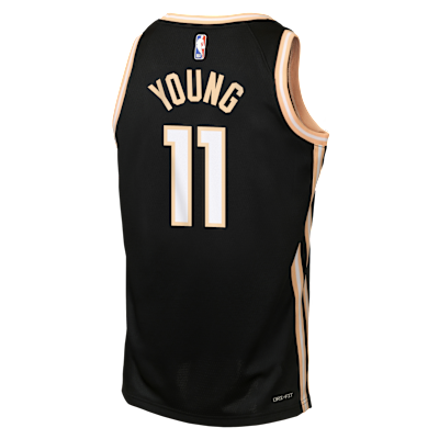 Jersey Nike de la NBA Swingman para niños talla grande de Trae Young de los Atlanta Hawks City Edition