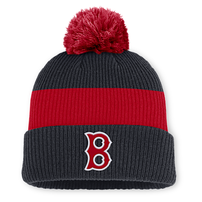 Boston Red Sox Cooperstown Peak Men's Nike MLB Cuffed Pom Beanie