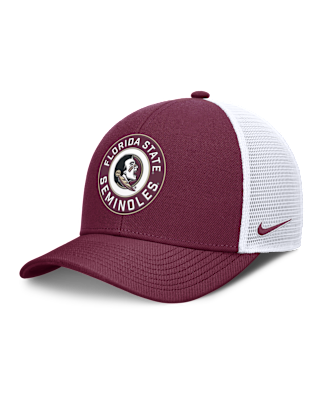 Мужские  Florida State Primetime Rise Nike Dri-FIT College Trucker Adjustable Hat