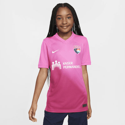 San Diego Wave FC 2024 Stadium Secondary Big Kids' Nike Dri-FIT NWSL Replica Jersey