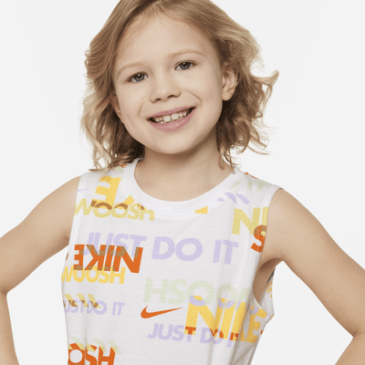 Nike Sportswear PE Little Kids' Printed Tank Set