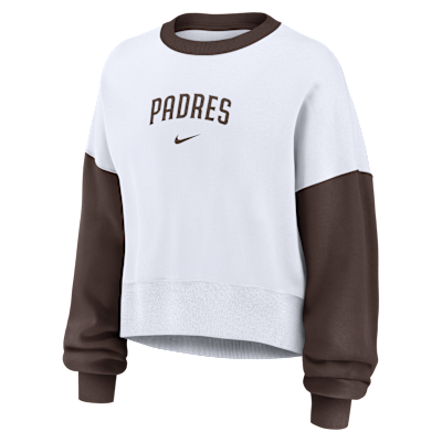 San Diego Padres Primary Women's Nike MLB Pullover Crew