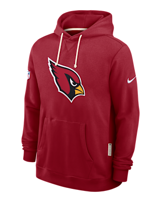Мужское худи Arizona Cardinals Initial Home Sideline Nike Dri-FIT NFL Pullover Hoodie