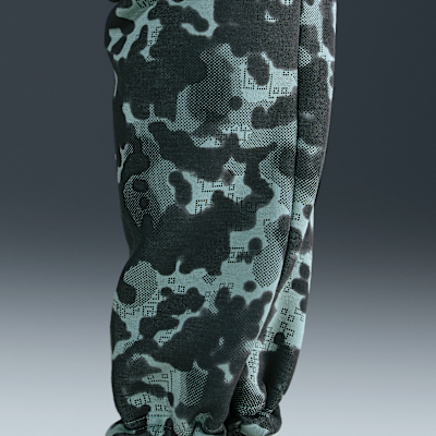 Nike Tech Men's Open-Hem Fleece Camo Pants