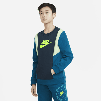 Nike Sportswear Big Kids' (Boys') Fleece Crew