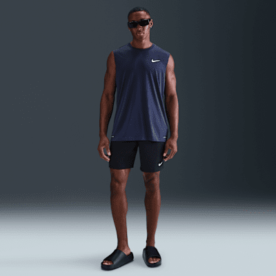 Camiseta Hydroguard de natación sin mangas para hombre Nike Essential