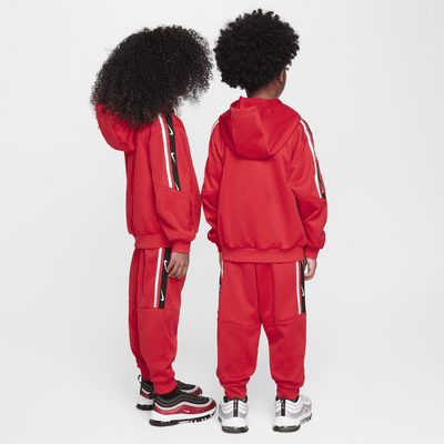 Conjunto de pants y sudadera sin cierre de poliéster para niños talla pequeña Nike Dri-FIT Sportswear Club