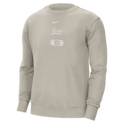 Texas Men's Nike College Crew-Neck Sweatshirt