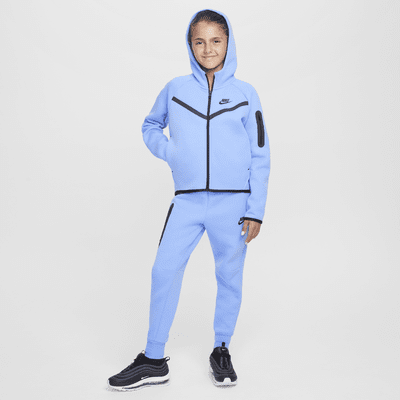 Nike Sportswear Tech Fleece hosszú cipzáras, kapucnis pulóver nagyobb gyerekeknek (lányoknak)