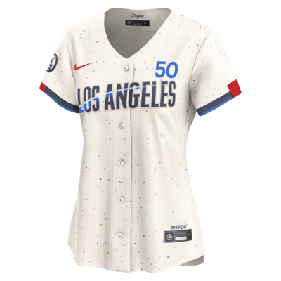 Женские джерси Mookie Betts Los Angeles Dodgers City Connect