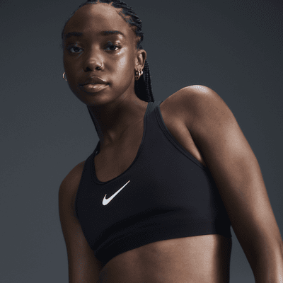 Sutiã de desporto ajustável sem almofadas Nike Swoosh High Support para mulher