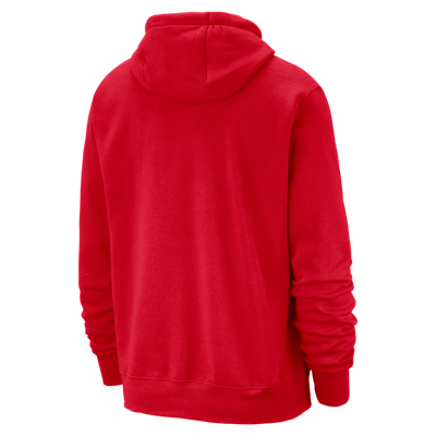 Sudadera con gorro sin cierre Nike de la NBA para hombre Chicago Bulls Club