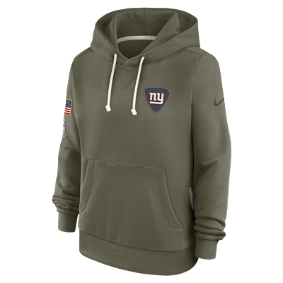New York Giants Salute to Service Sideline Women's Nike Dri-FIT NFL Pullover Hoodie