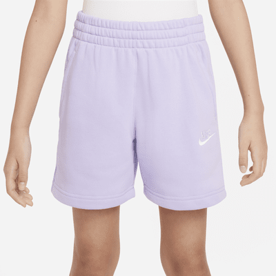 Nike Sportswear Club Fleece meisjesshorts van sweatstof (13 cm)