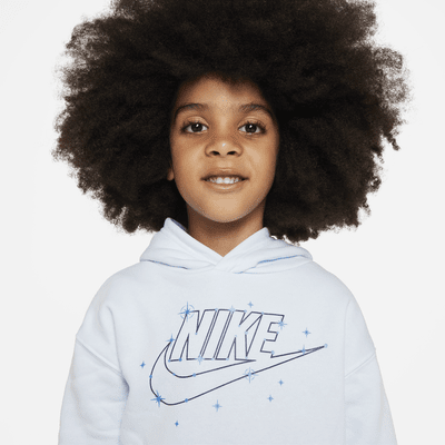 Nike Sportswear Shine Fleece Pullover Hoodie Little Kids Hoodie. Nike.com