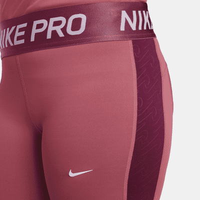 Nike Pro Warm Dri-FIT Big Kids' (Girls') Leggings (Extended Size)