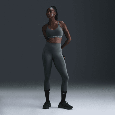 Brassière de sport réglable rembourrée à maintien léger Nike Indy pour femme