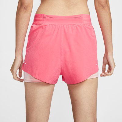 나이키 스위프트 여성 드라이 핏 미드라이즈 투인원 러닝 쇼츠