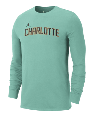 Мужская футболка Charlotte Hornets Essential City Edition Jordan NBA Long-Sleeve