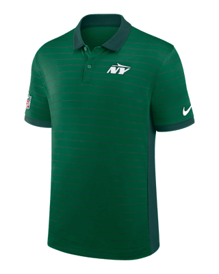Мужские  New York Jets Sideline Victory Stripe Nike Dri-FIT NFL Polo