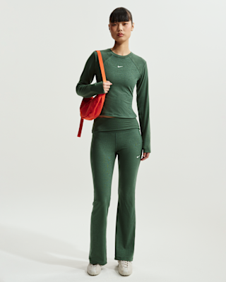 Nike Sportswear Chill Knit Women's Mid-Rise Tight Ribbed Trousers