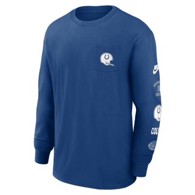 Indianapolis Colts Rewind Max90 Pocket Men's Nike NFL Long-Sleeve T-Shirt