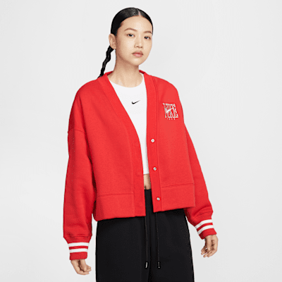 Nike Sportswear Phoenix Fleece Women's Over-Oversized Graphic Cardigan