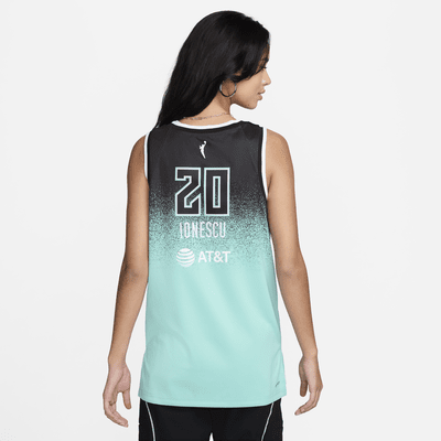 Jersey Nike Dri-FIT de la WNBA Victory Sabrina Ionescu New York Liberty 2023