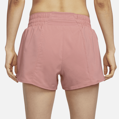 Nike Dri-FIT One Swoosh Women's Mid-Rise Brief-Lined Running Shorts