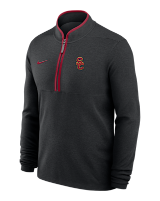 Мужские  USC Victory Nike Dri-FIT College 1/2-Zip Long-Sleeve Top