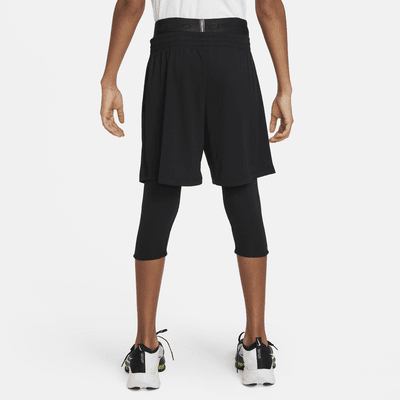 Legginsy o długości 3/4 dla dużych dzieci (chłopców) Nike Pro Dri-FIT