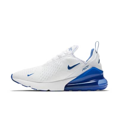 nike 270 blue white